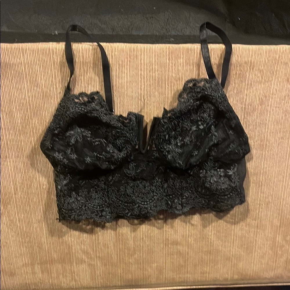 Elegant Black Lace Bralette